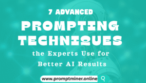 how to write an advanced ai prompt